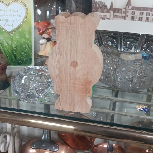 Rare STARBUCKS Green Ribboned & Aproned BEARISTA Wooden Box - Picture 4 of 6